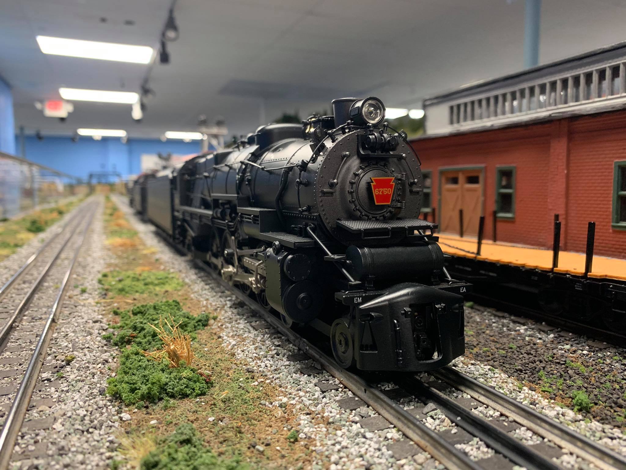 Pennsylvania Railroad steam locomotive — NLOE O-gauge model train club
