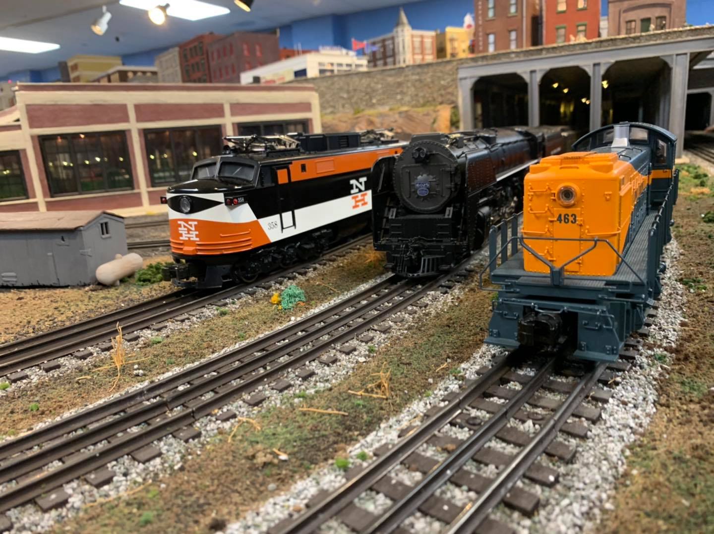 Engine lineup — NLOE O-gauge model train club Nassau Lionel Operating Engineers