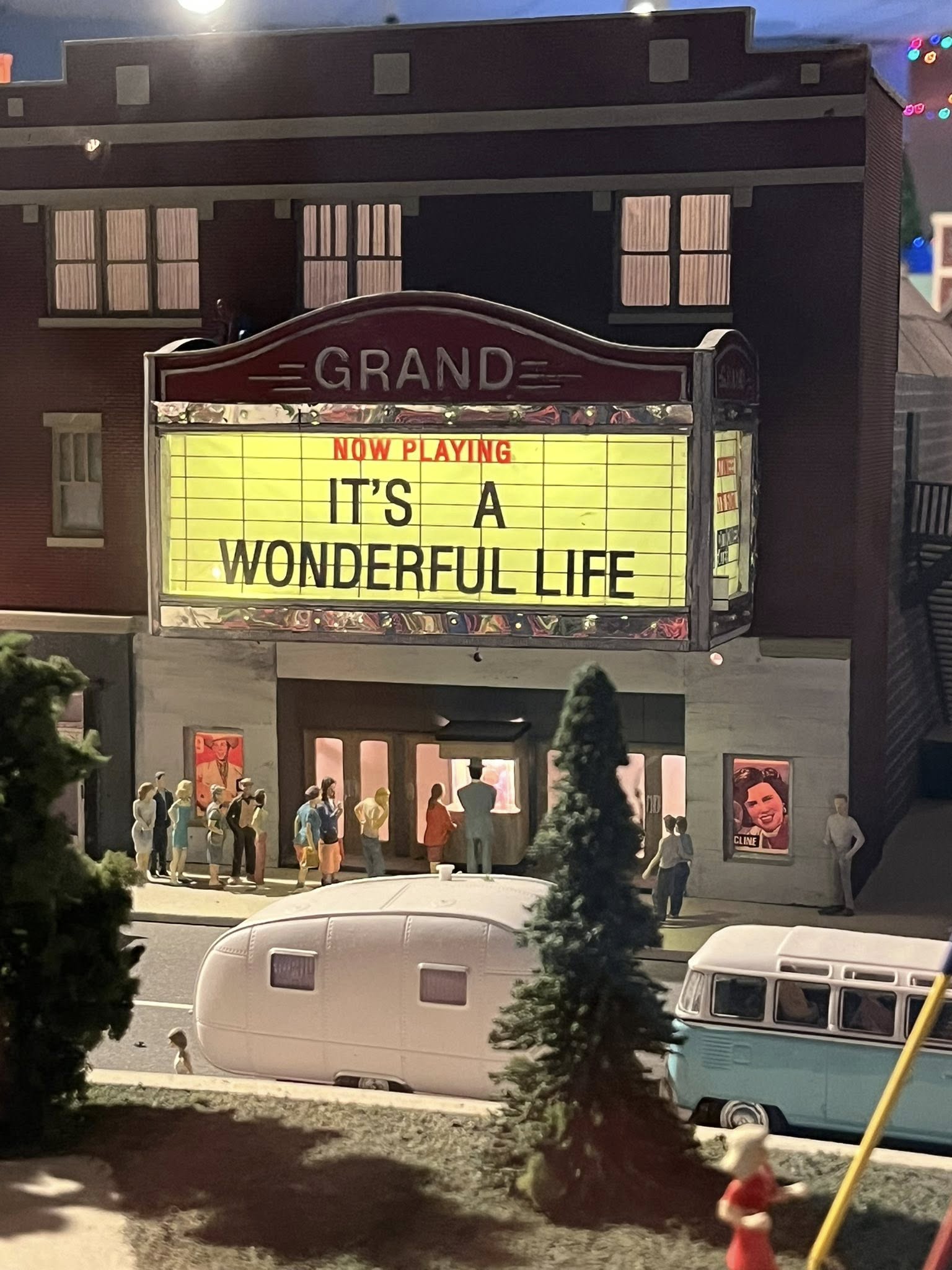 The Grand Theater scene — NLOE Nassau Lionel Operating Engineers O-gauge layout