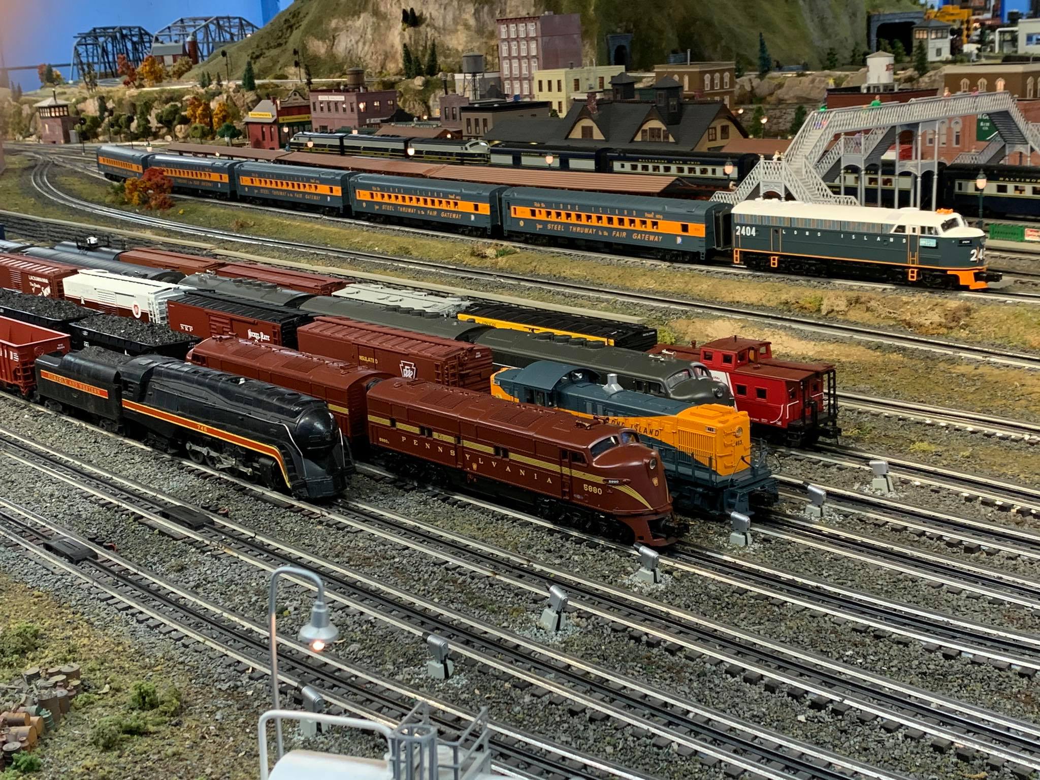 Engine yard — NLOE O-gauge model train club Nassau Lionel Operating Engineers