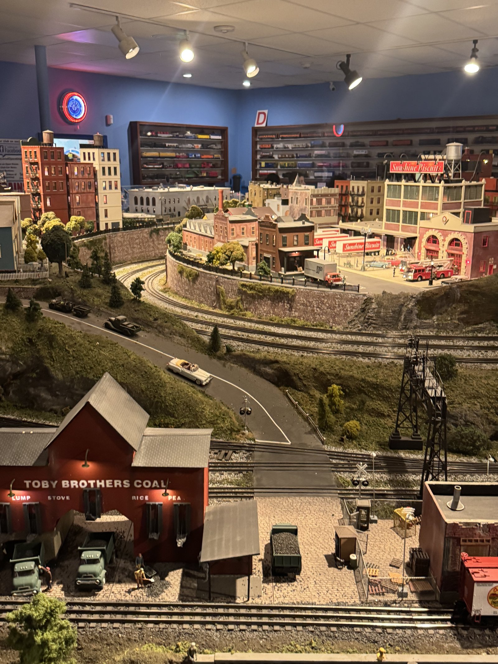 Toby Brothers Coal scene — NLOE Nassau Lionel Operating Engineers model train layout