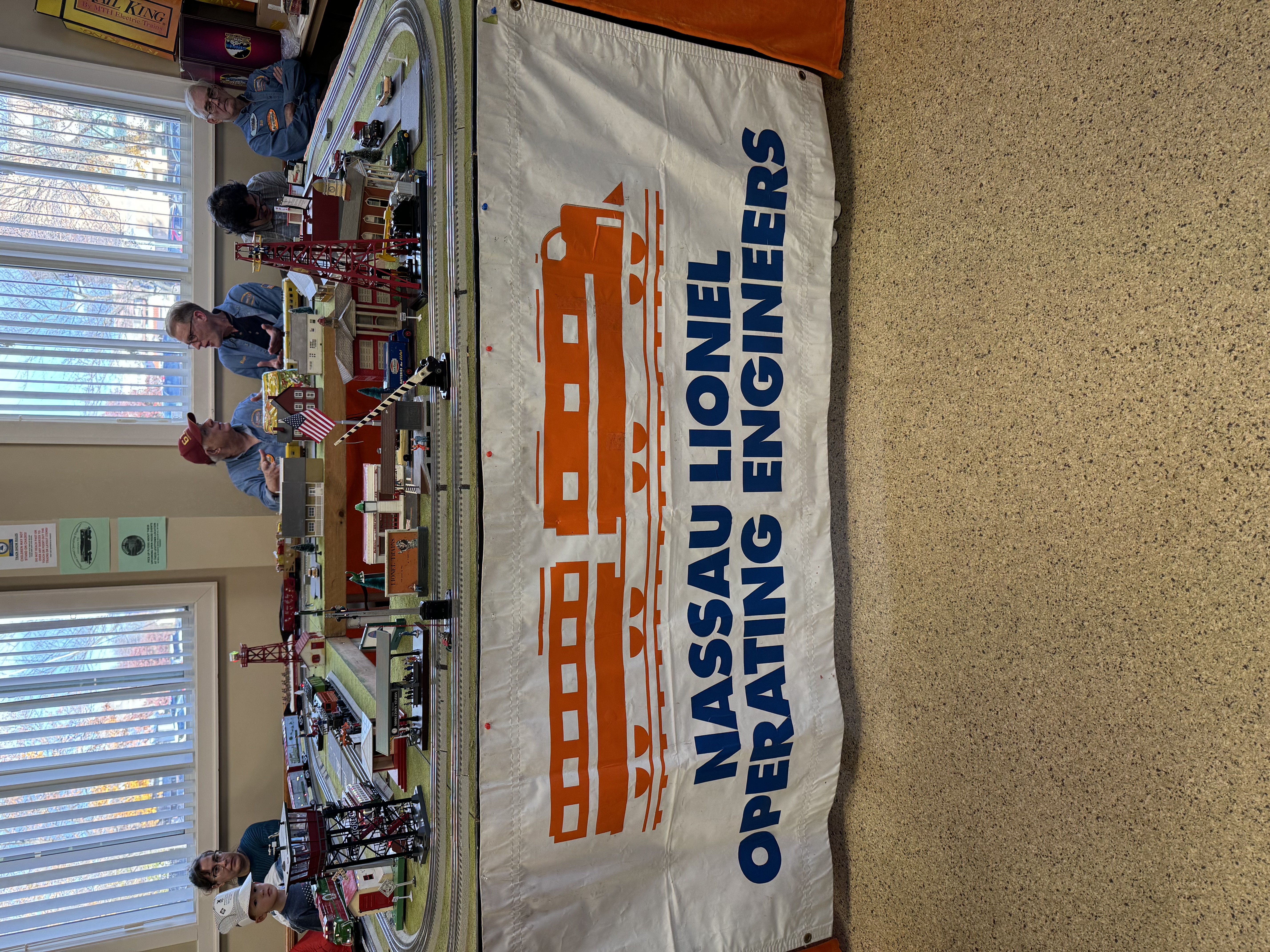 NLOE Nassau Lionel Operating Engineers members at a Long Island community event