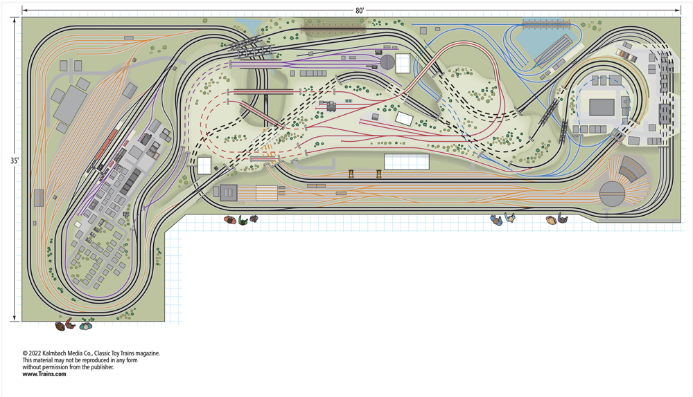 NLOE Layout Track Plan — Classic Toy Trains